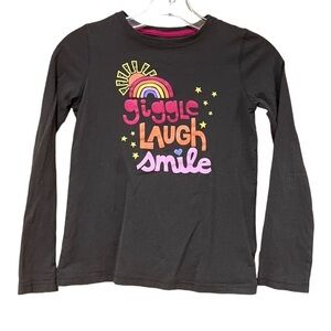 Gap Kids Brown Long Sleeve Tee Shirt Girl's Large 10